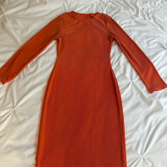 open lace back dress Orange Racer Front Mini Dress – Mave Boutique